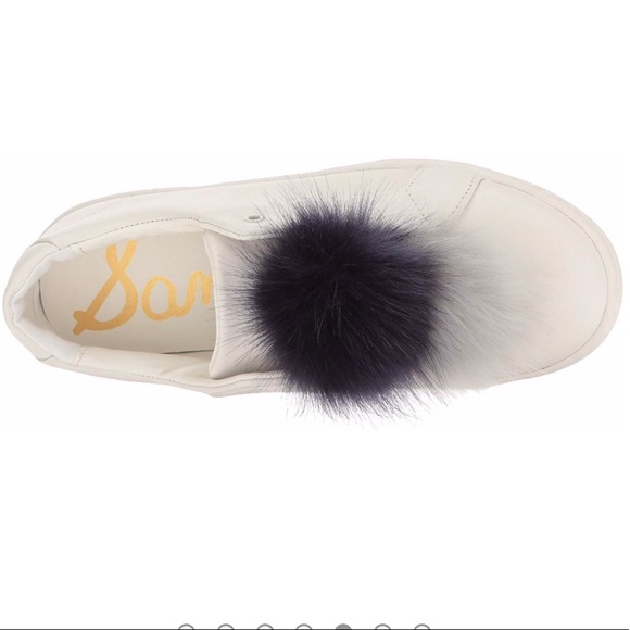 Sam Edelman Leya Faux Fur Laceless Sneaker - Picture 3 of 8